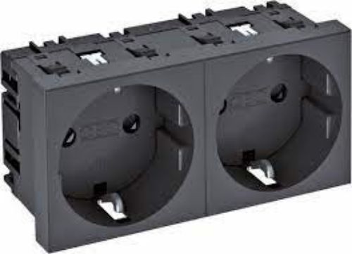 Picture of Pistikupesa 2-ne 0°, STD-D0, mustjashall, Rapid 45 karbikule, OBO 