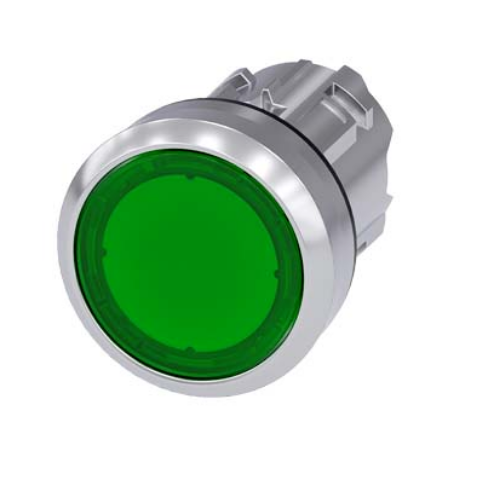 Picture of Surunupp illum. 3SU, ROHELINE, madal, metall, IP67, ilma adapterita, Siemens 