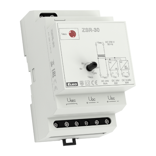 Picture of Toiteplokk (3 mood.) ZSR-30, sis. 230VAC, välj. 5-24VDC 8W, Elko  