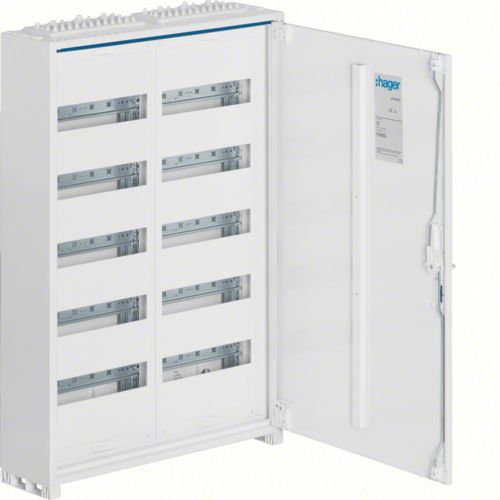 Picture of Moodulkilp FWB, pinnapealne, 120m(2x5x12), IP44, valge, N/PE komplektis, 800x550x160mm, Hager 