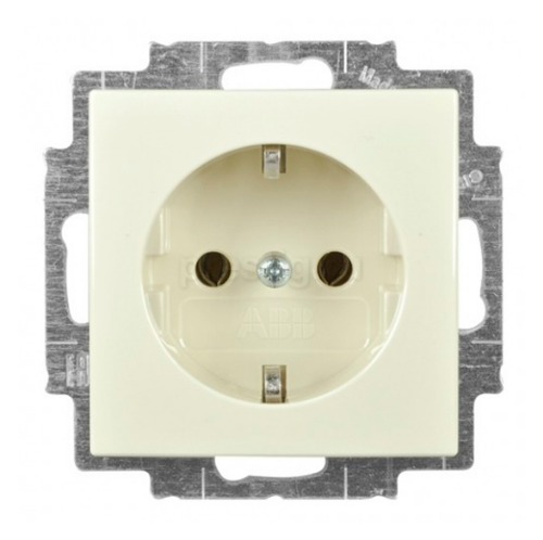 Picture of Pistikupesa 1-ne, maand.-ga, beež, vedrukl. süv. IP20, Basic55 