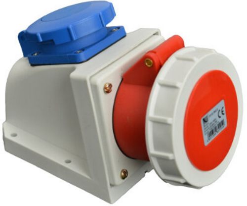 Picture of Seinapesa 16A 5P 400VAC IP67+Schuko (Kombi) ( ühendatud ), CEE, Pawbol