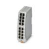 Picture of Narrow Ethernet QoS switch, 16xRJ45 10/100Mbps, -10...60C, 24VAC/DC, IP30, Phoenix Contact 