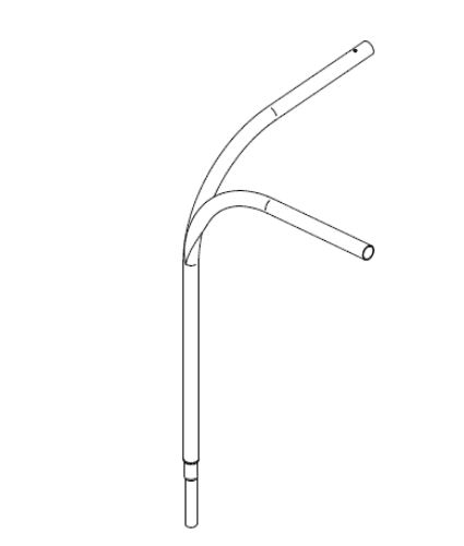 Picture of Konsool V 60mm/L2x1m Harude vahe 90 