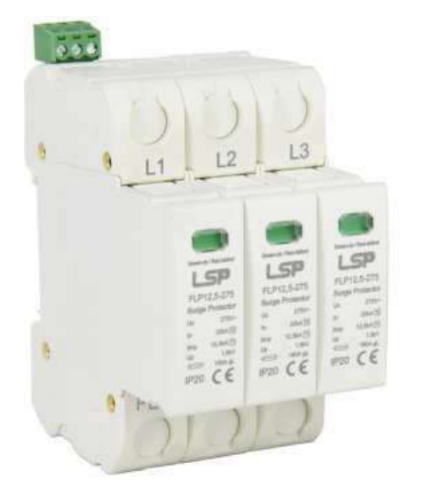 Picture of Liigpingepiirik FLP, 3P + abikontakt, T1+T2, 12.5kA, LSP  