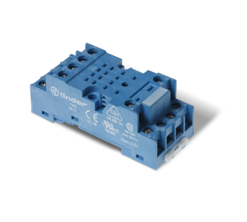 Picture of Releepesa 94.72, 2 CO, metall.fiksaator, DIN-latile, kruviklemm, Finder 