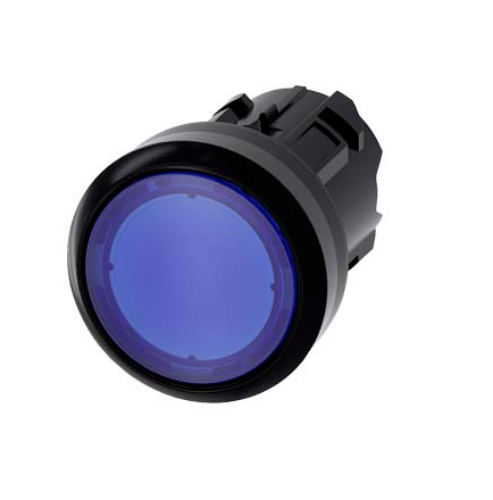 Picture of Surunupp illum. 3SU, SININE, madal, IP67, ilma adapterita, Siemens 