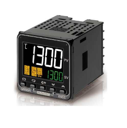 Picture of Temp.kontroller E5CC, Sis: univers. Välj: 1x relee, 3x AUX, 2x Event inp., 24VAC/DC, Omron