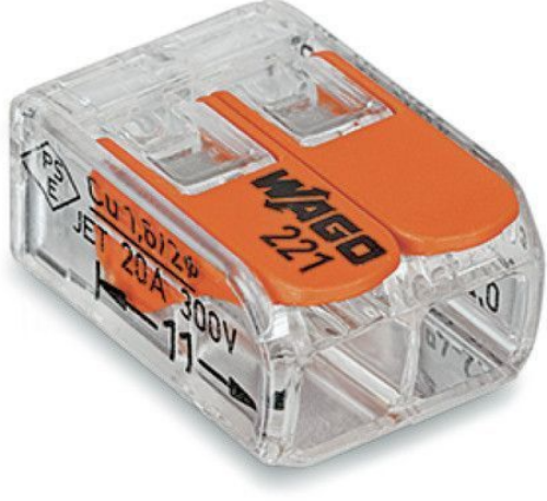 Picture of Ühendusklemm WAGO 2x0.2-4.0 mm² avatav, peen.-, jämekiud ja plank juhtmele Cu 