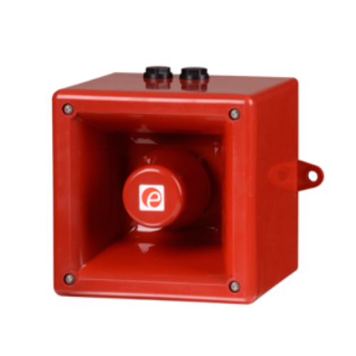 Picture of Sireen, max 120dB (1m), 64 tooni, 100-240VAC, PUNANE, IP66, E2S 