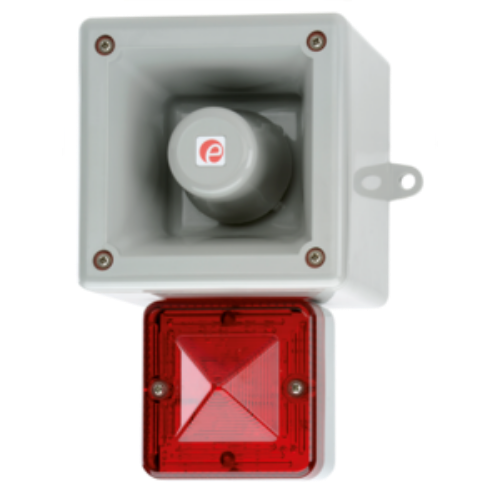 Picture of Sireen+indik AL105, Xenon PUNANE, 24VDC, 113dB (1m), 64 tooni, IP66, korpus Hall, e2s 