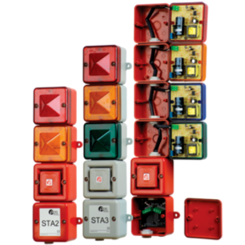 Picture of Ühenduskarp PUNANE (alarm + 3 x L101 moodulile ), DC, e2s 