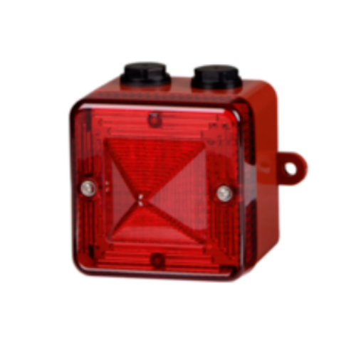 Picture of Signaaltuli L101, PUNANE, vilkuv, Xenon, 24VDC, punane korpus, IP66, e2s 