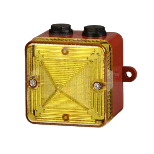 Picture of Signaaltuli L101, ORANŽ, vilkuv, Xenon, 48VAC, punane korpus, IP66, e2s 