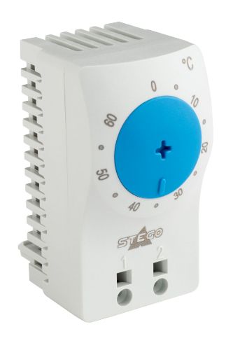 Picture of Kilbi termostaat (vent) KTS 111, +20..+80°C, 1NO, 3(2)A, IP20, Stego 