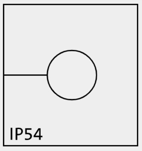 Picture of Poolitatav läbiviik kummist 7-8mm kaablile IP54 hall ICOTEK 