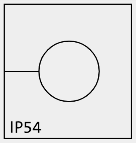 Picture of Poolitatav läbiviik kummist 9-10mm kaablile IP54 hall ICOTEK 