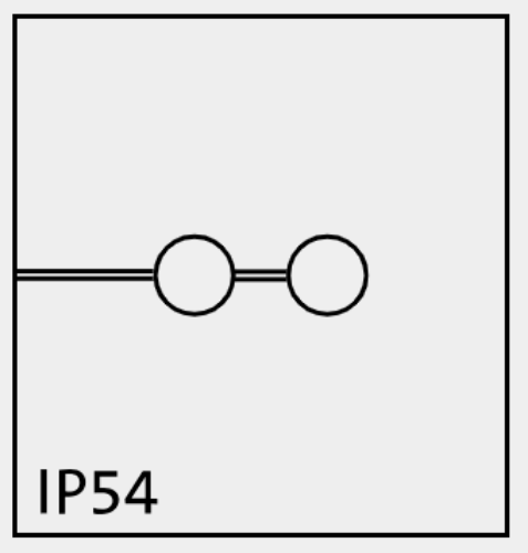 Picture of Poolitatav läbiviik kummist 2x3mm kaablile IP54 hall ICOTEK 
