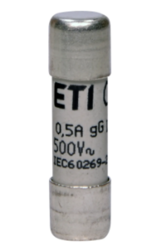 Picture of Silindriline sular 10x38 0.5A gG, 500VAC, ETI 