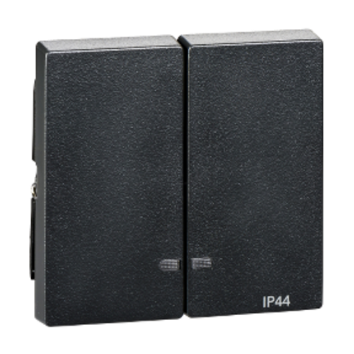 Picture of Klahv 2-ne tulega lülitile, IP44, antratsiit, System-M, MERTEN
