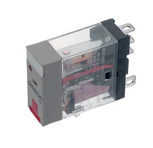 Picture of Minirelee G2R-1, 1CO, 10A, 24VAC, LED+TEST, pesa P2RF05, Omron 