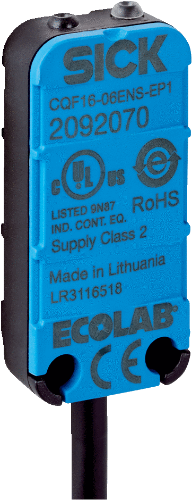 Picture of Mahtuvusandur CQF, Sn=6mm, PNP-NO, kaabel 0.3m M8 4-Pin, SICK 