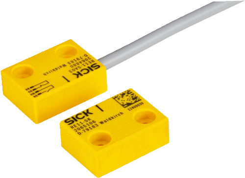 Picture of Turvalüliti RE1 (ukse) saatja-vastuvõtja, magnet, NO+NC+NO, kaabel 3m, SICK 