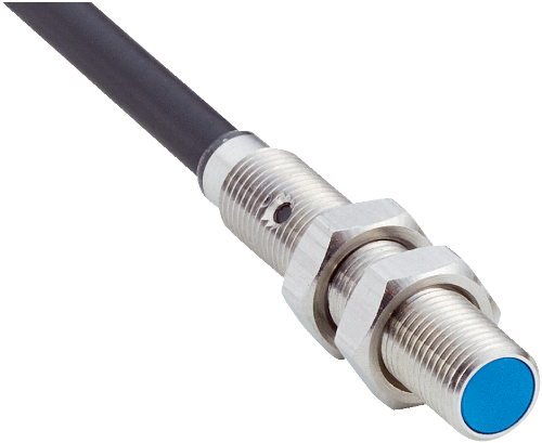 Picture of Ind.andur IMM, M5, Sn=1.5mm, Shielded, PNP-NC, kere 25mm, kaabel 2m 3-wire, SICK 