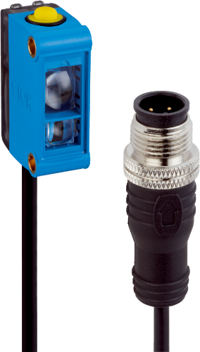 Picture of Värviandur CSM, Sn15mm, PNP, Light/Dark, IP67, kaabel 0.2m, pistik M12 4-pin, SICK 