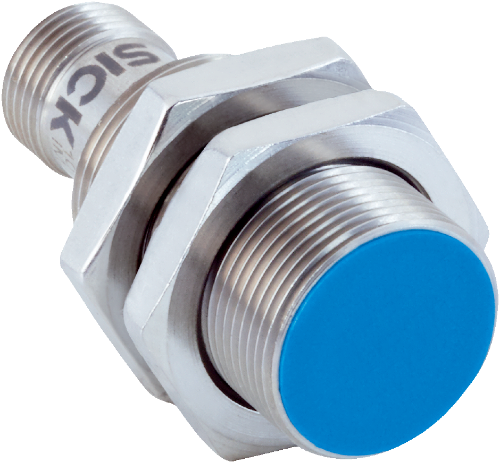 Picture of Ind.andur IMG, M18, Sn=8mm, Shielded, PNP-NO, kere 50mm, pistik M12 4-pin, SICK 
