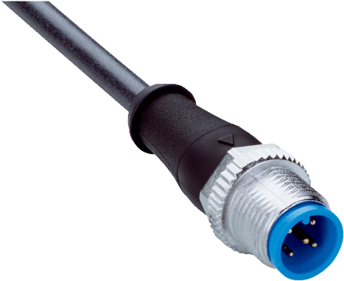 Picture of Andurikaabel PUR+ pistik otse, A-coded, (1m + M12 5-pin), SICK 