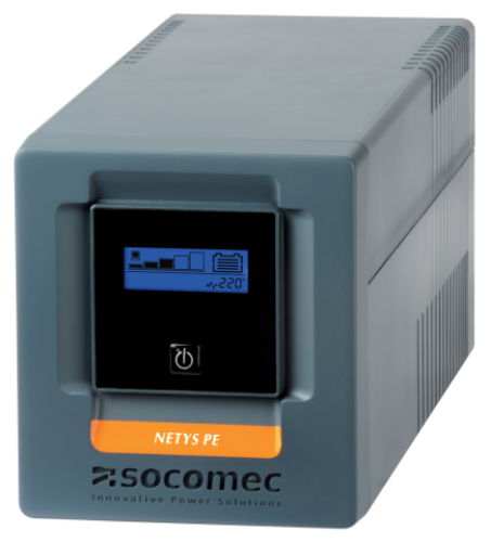 Picture of UPS NETYS Lineinteract 1000VA/600W 1F/1F 230VAC 4xIEC USB, 2xRJ45, aku, 145x165x345mm, SOCOMEC 