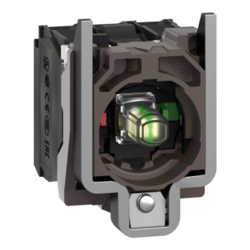 Picture of Adapter+valge LED 24VAC/DC+1NO+1NC, Schneider 