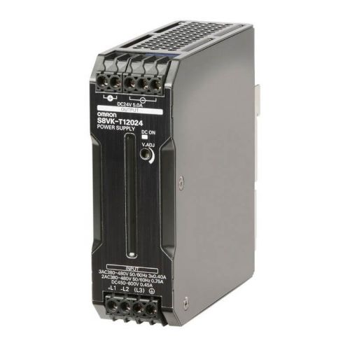 Picture of Toiteplokk S8VK-T, 2F ja 3F, 24VDC 5A 120W, 380-480VAC/450-600VDC, Omron 