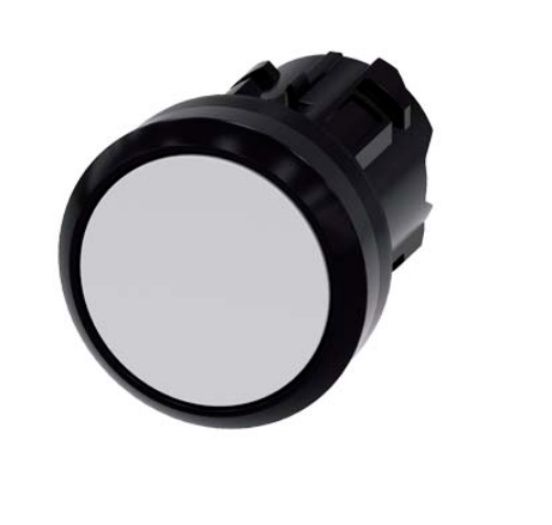 Picture of Surunupp 3SU, VALGE, madal, IP67, ilma adapterita, Siemens  