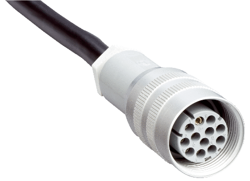 Picture of Andurikaabel PVC + pesa otse, 0.75mm2, ( 5m + M26 12-pin ), SICK 