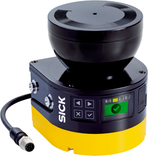 Picture of Turvaskänner MicroScan3 275°, Sn9m, I/O, Type3 SIL2 PLd, 24VDC, IP65, SICK 