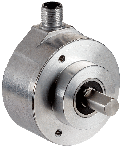 Picture of Inkr. enkooder, HTL / Push pull, ø60mm, võll ø10mm, 10-32VDC, 100imp/pööre, 90°, M12 8-pin, SICK 