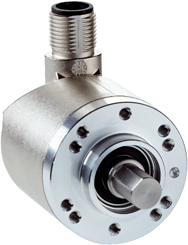 Picture of Abs. enkooder, CANopen, ø60mm, võll ø10mm, 10-30VDC, 4096imp/pööre, M12 5-pin, SICK 