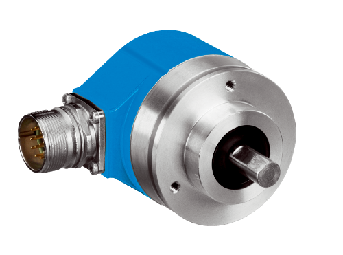 Picture of Abs. enkooder, SSI, ø60mm, võll ø10mm, 10-32VDC, 360imp/pööre, 360°, M23 12-pin, SICK 