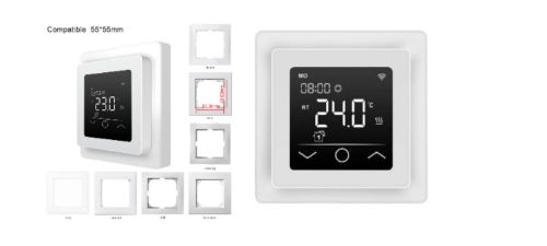 Picture of Termostaat Smart HL-44, WIFI, 16A, 230V 5...40C põrand/õhk, IP21, valge 