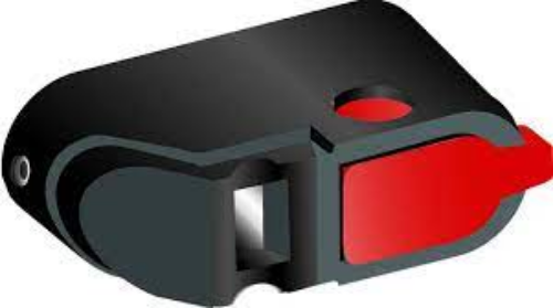 Picture of Kilbisisene käepide 57,5mm OT16...OT125FC, must, lukustatav asendis 0, ABB 