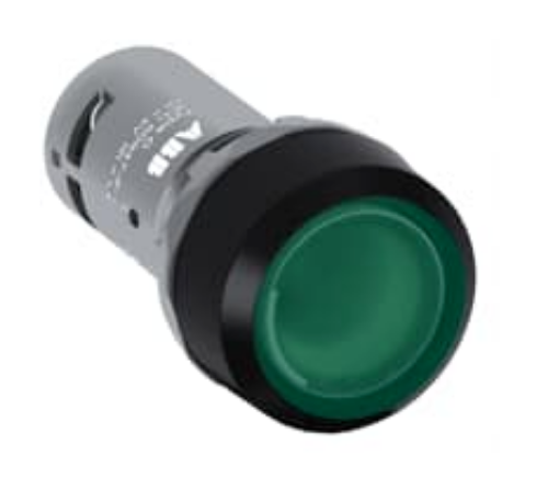 Picture of Surunupp ilumineeritud ROHELINE 1NO 24VAC/DC LED, ABB 