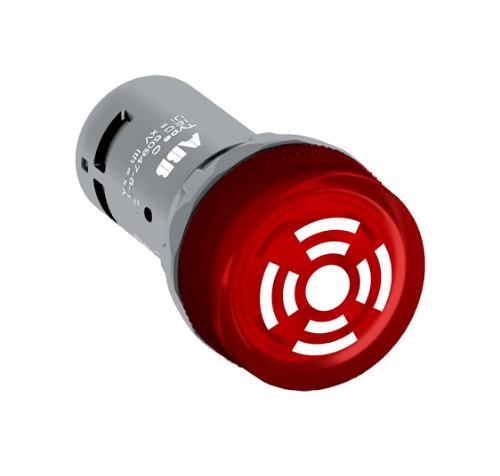 Picture of Summer + indikatsioon, LED PUNANE, katkendlik, 80dB, 230VAC, ava ø 22mm, IP66, ABB 