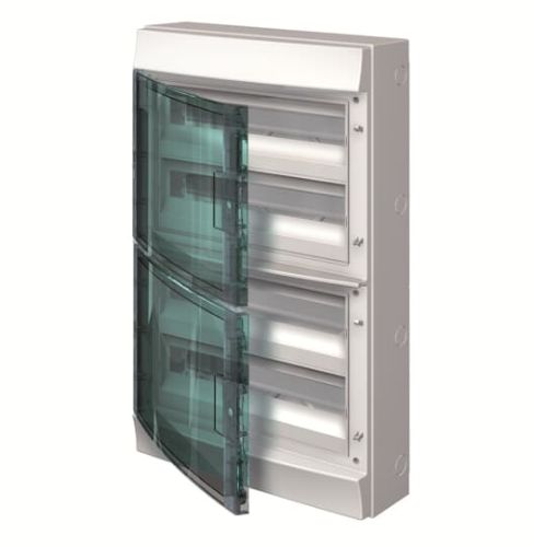 Picture of Pinnapealne moodulkilp Mistral 72m(4x18). läbipaistva uksega IP65 PE/N latiga, ABB 