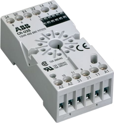 Picture of Releepesa CR-U, 11-pin, DIN-latile, ABB 
