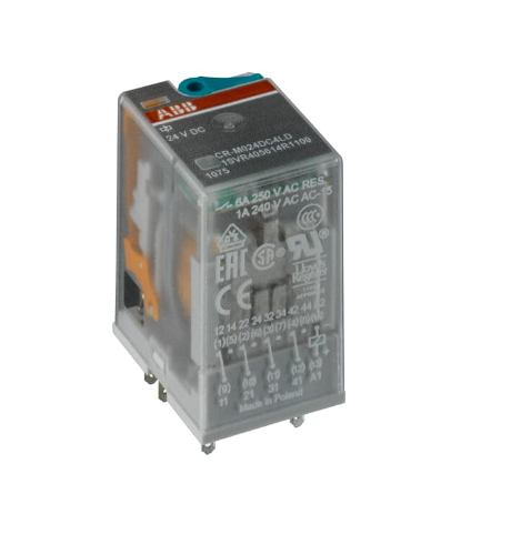 Picture of Relee CR, 2CO, 12A, 12VDC, Diood+TEST (10tk min), pesa CR-M2, ABB 