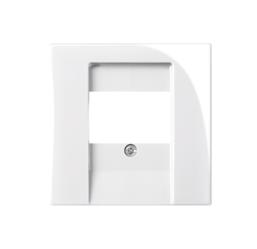 Picture of Kate kõlaripesale ja 2-sele RJ-pesa hoidjale 0219/12, valge, IP20, Basic55 