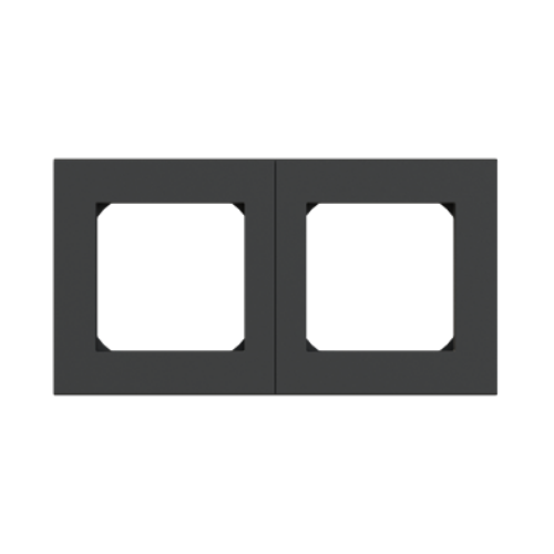 Picture of Raam 2-ne, antratsiit/must, IP20, LEVIT 