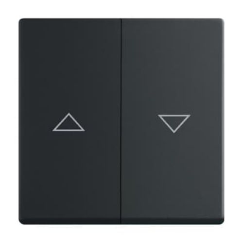 Picture of Klahv 2-ne kardinalülitile üles/alla märgiga, Impressivo, matt must 